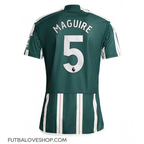 Dres Manchester United Harry Maguire #5 Preč 2023-24 Krátky Rukáv
